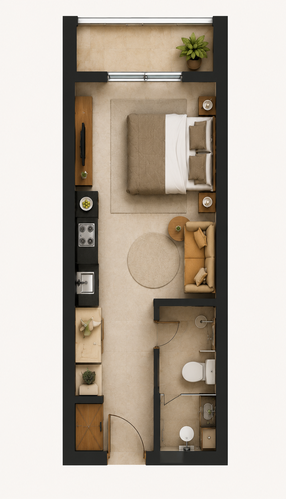 Studio Apartment