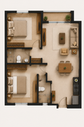 2 Bedroom Apartments